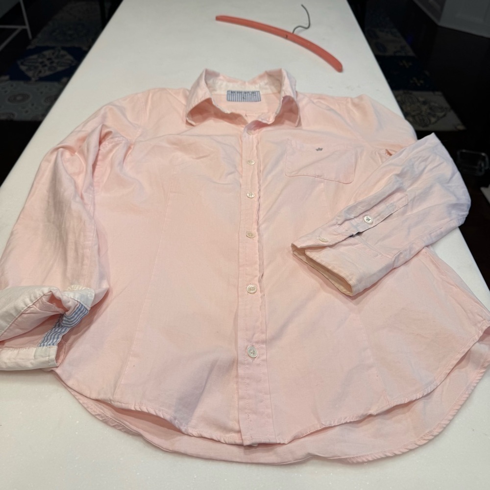 Garmentory G1 Women’s Pink Button Down Cotton Shirt Size Large — image 8 of 8